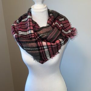Plaid Infinity scarf